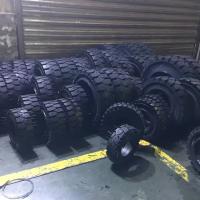 Buy cheap Industrial Tyres 8.25-20 Elastic Bias Solid Forklift Tires product