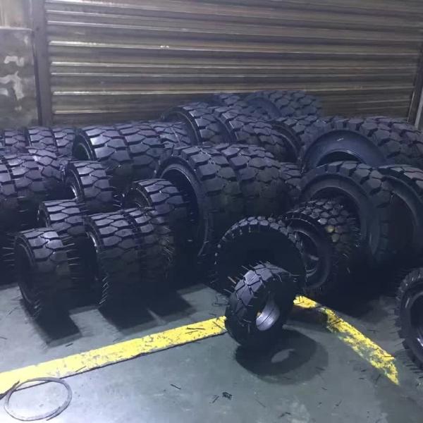 Buy cheap Industrial Tyres 8.25-20 Elastic Bias Solid Forklift Tires from wholesalers