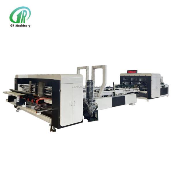 Buy cheap Carton Box Automatic Folder Gluer 1000mm Vacuum Suction Feeding from wholesalers
