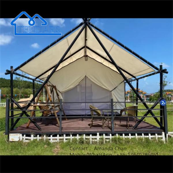 Buy cheap Professional Supplier Large Waterproof Luxury Camping Resort Hotel Safari Tent from wholesalers