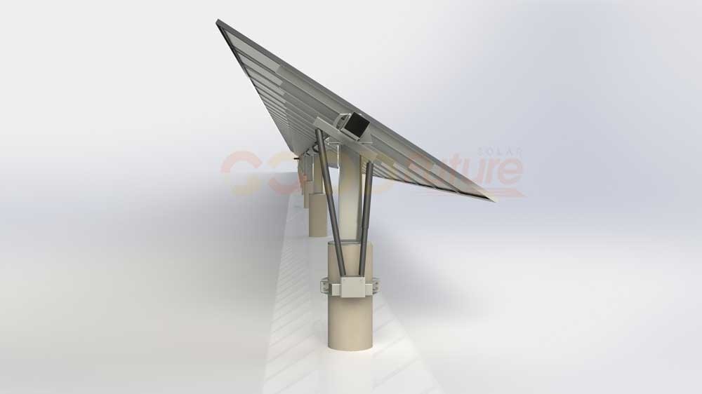 30kw 10kw Single Axis Solar Tracker Power Container