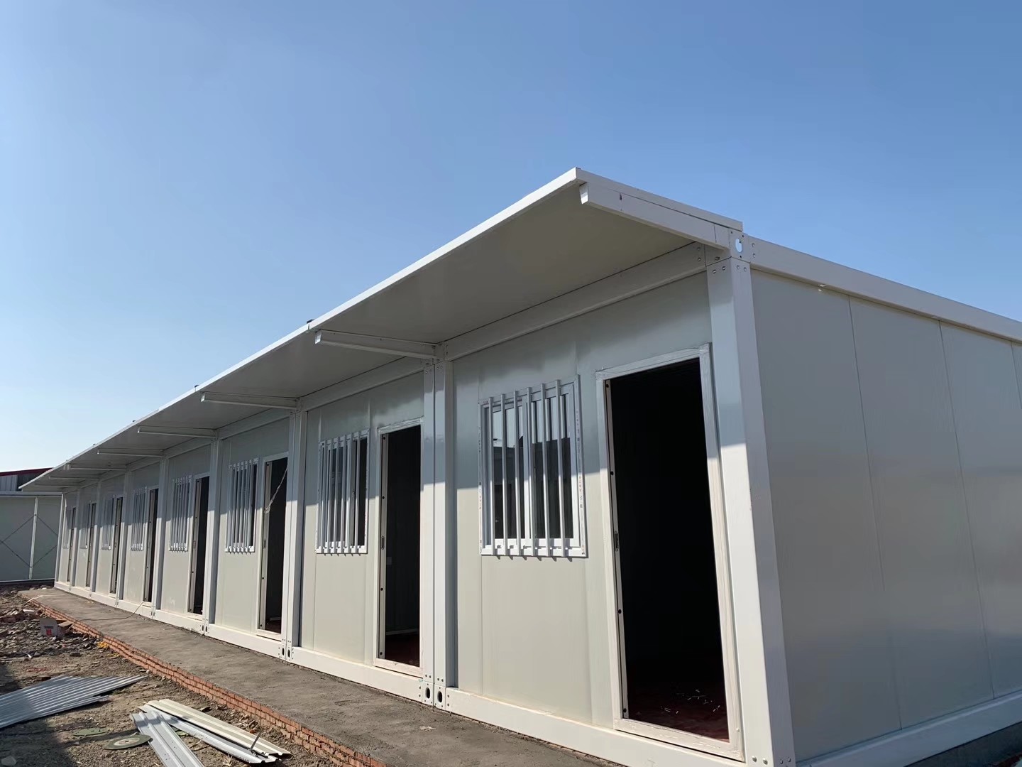 Earthquake Resistant Portable Site Office Cabin , 20ft Temporary Site Cabins