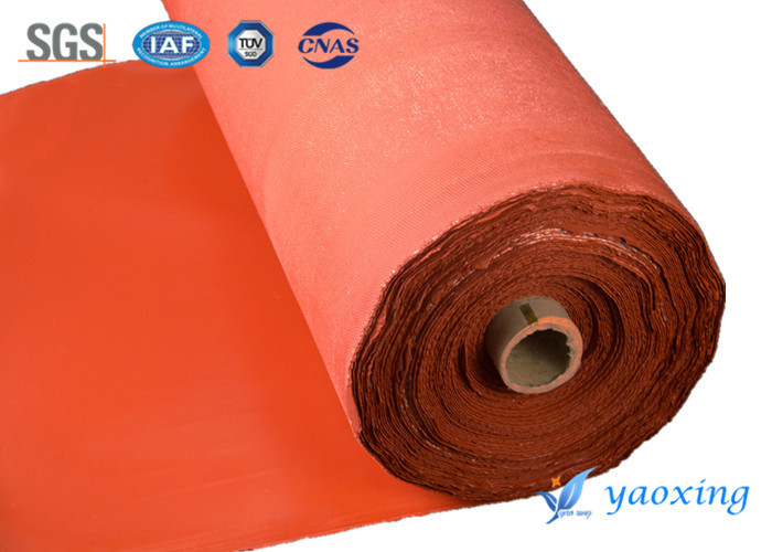 Fireproof Twill Woven 0.42mm Silicone Coated Fiberglass Cloth