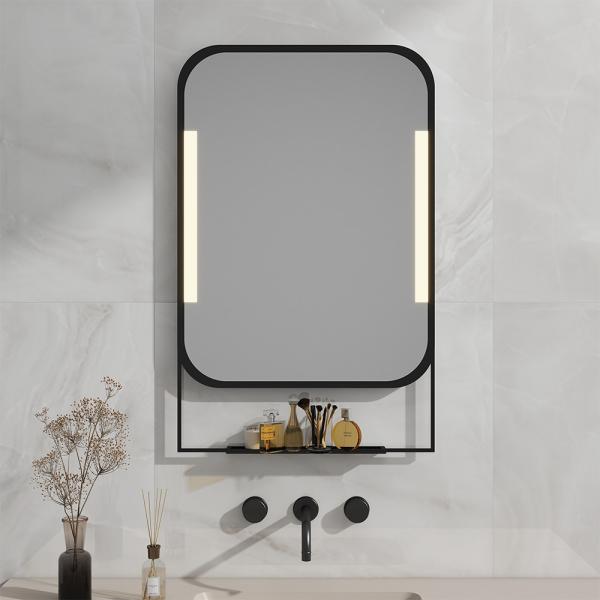 Buy cheap Stylish Long Lasting Lighted Bathroom Vanity Mirror Space Saving Wall Mounted from wholesalers