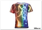 Buy cheap Unisex Thunder Lighting T-Shirts Fashion 3D Printed Short Sleeve Shirts from wholesalers