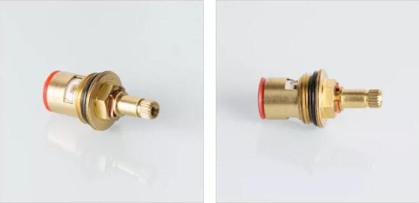 Buy cheap G1/2 Brass Thermostatic Ceramic Kitchen Tap Cartridge 90 Angle from wholesalers