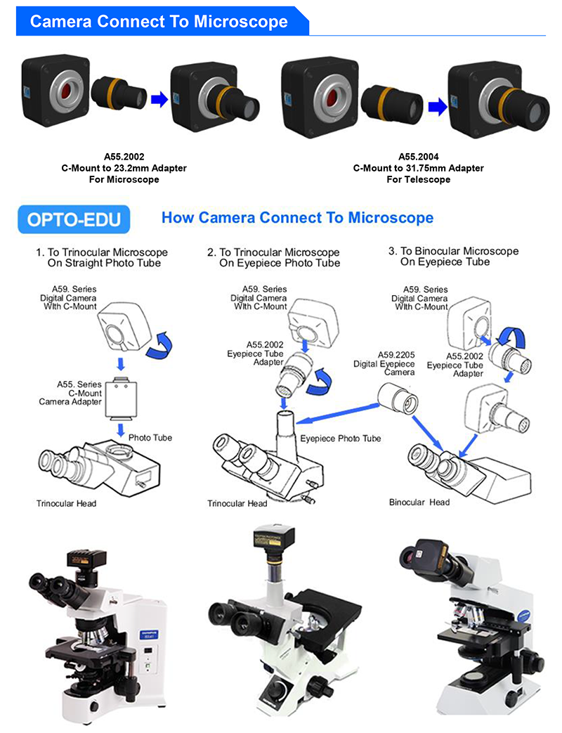 USB3.0 Digital USB Microscope Camera Microscope Accessories A59.2211