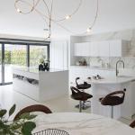 Wholesale Modern White L Shaped Melamine Kitchen New Design Kitchen Cabinets