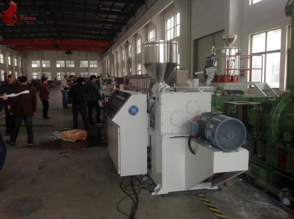 Quality Single-screw / Twin-screw WPC Extrusion Line for wide door board for sale