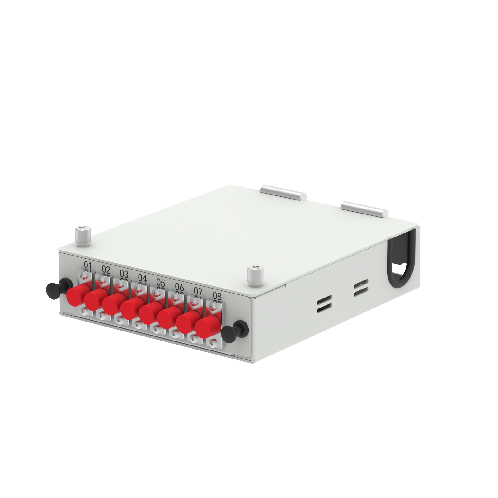 FTTX Cold Rolled Steel 8 Cores Fiber Optic FTTH Terminal Box for Network Distribution