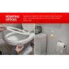 Buy cheap 0.1W 5lm Battery Operated Night Lights 3m Motion Activated Toilet Night Light from wholesalers