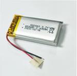 KC IEC62133 Approve 3.7 Volt Rechargeable Battery Pack 802040 3.7v 650mah With