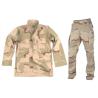 Buy cheap Desert Woodland Army Camo Suit , Mock - Neck Collar Tactical Camo Clothing from wholesalers
