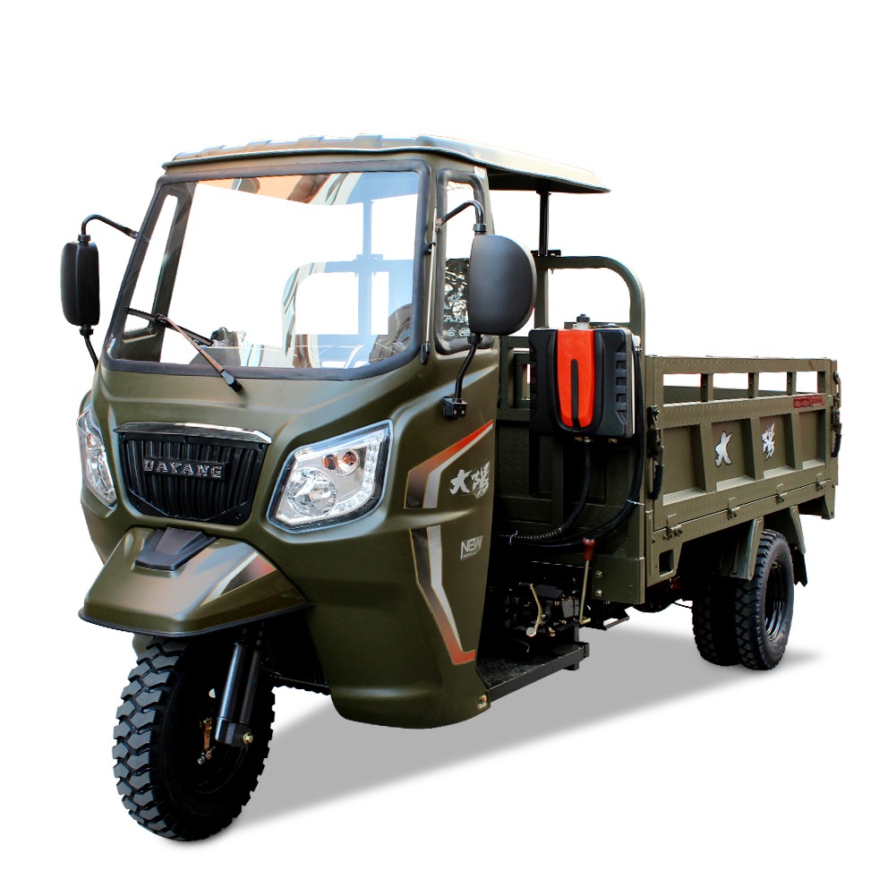 200cc Water Engine Cargo Motorized Trimoto with Semi Cabin and High Cost Performance