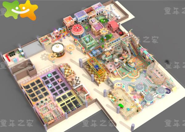 Buy cheap Large Kids Indoor Playground Equipment Children Entertainment For Amusement Park from wholesalers