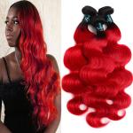 Buy cheap Ombre Bundles With Closure Brazilian Body Wave 3 Bundles With Closure Pre from wholesalers