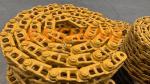 Alloy Steel Excavator Track Chain Assy , Caterpillar Excavator Chassis Parts