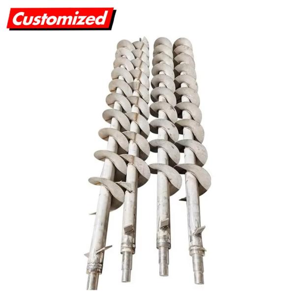 Buy cheap Stainless Steel Screw Flight Auger Blade Sectional Spiral Blade Helical Flight from wholesalers