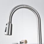 SUS304 Stainless Steel Motion Sensor Kitchen Sink Faucet