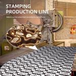 316 Decorative Stainless Steel Sheet 4x8 3d Hammer Panel Gold Mirror Water
