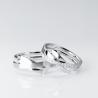 Buy cheap Intersecting Lines Women13 Men20 Style White Gold Couple Rings from wholesalers