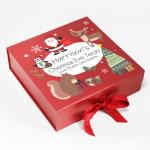 Recycled Corrugated Carton Christmas Gift Boxes Postal Paper Mailer Packaging