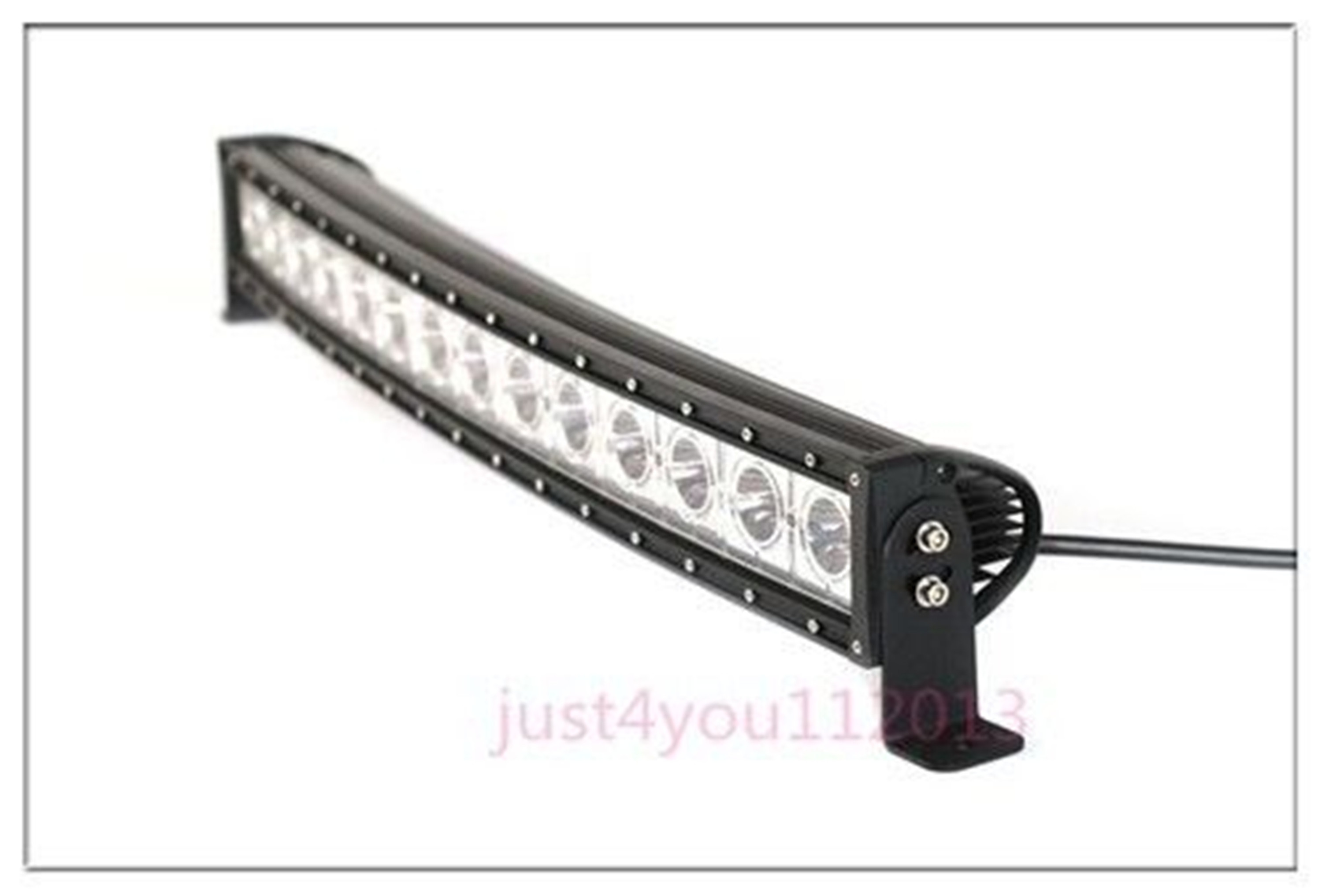30-Inch 140W 12600lm Single Row Cree LED Car Light Bar Curved Offroad 4WD Boat UTE Driving ATV