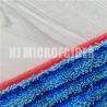 Buy cheap Household Microfiber Wet Mop Pads square blue stripe twist hard silk wet flat cleaning mop pad from wholesalers