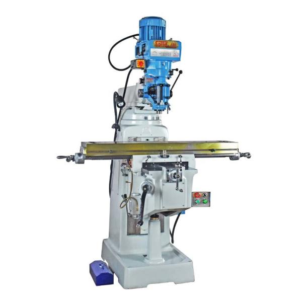 Buy cheap Industrial Turret Milling Machine 127mm Spindle Z Axis Manual Travel from wholesalers