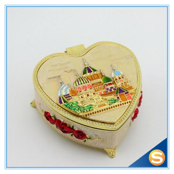 Buy cheap Castle Desgin Mirrored Storage Gift Box for Jewelry from wholesalers