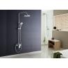 Buy cheap Solid Brass Round Rain Shower Set 3 Way Water Flow ROVATE High Durability from wholesalers