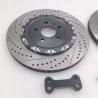 Buy cheap Rear Cast Iron Brake Disc 355*22 Drilled Slot For Volkswagen Golf 7R from wholesalers