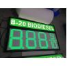 Buy cheap UV Acrylic Board LED Gas Price Sign Green Color 12'' 300mm from wholesalers