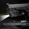 Buy cheap 520nm / 650nm Red Green Laser Sight For Pistol 500 Lumen Light from wholesalers