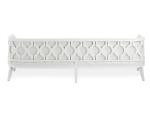 wholesale sofa set designs antique white linen fabric solid wood sofa and