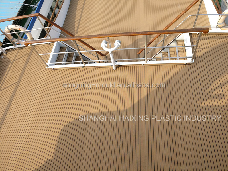 25m Length Yacht Floor Synthetic Marine Decking with CE/ISO Certification