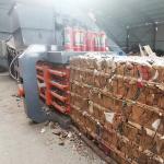 Waste Carton Bale Press Machine 400-500kg/M3 Metal Scrap Baler