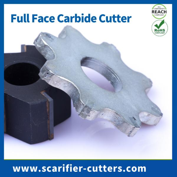 Buy cheap 8 Point Full Face TCT Carbide Tipped Cutters Flail On Scarifier Machine Drums from wholesalers