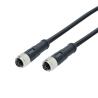 Buy cheap Straight Plug M8 Waterproof Connector Pa66 Insert 8P Female from wholesalers