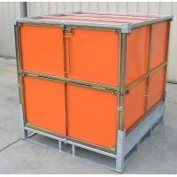 Buy cheap Solids Foldable Pallet Container / Rigid Intermediate Bulk Containers PP Panel product