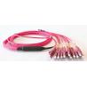 Buy cheap Trunk Harness MPO OM4 LC Fan Out Fiber Optic Patch Cord from wholesalers