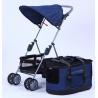 Buy cheap 46x84x94cm Removable Liner Storable Foldable Pet Stroller from wholesalers