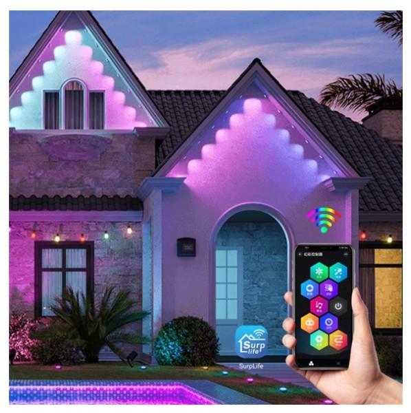 Buy cheap hot sell Christmas Multi Colour rgbw Outdoor Lights Waterproof led pixel Point Light string from wholesalers