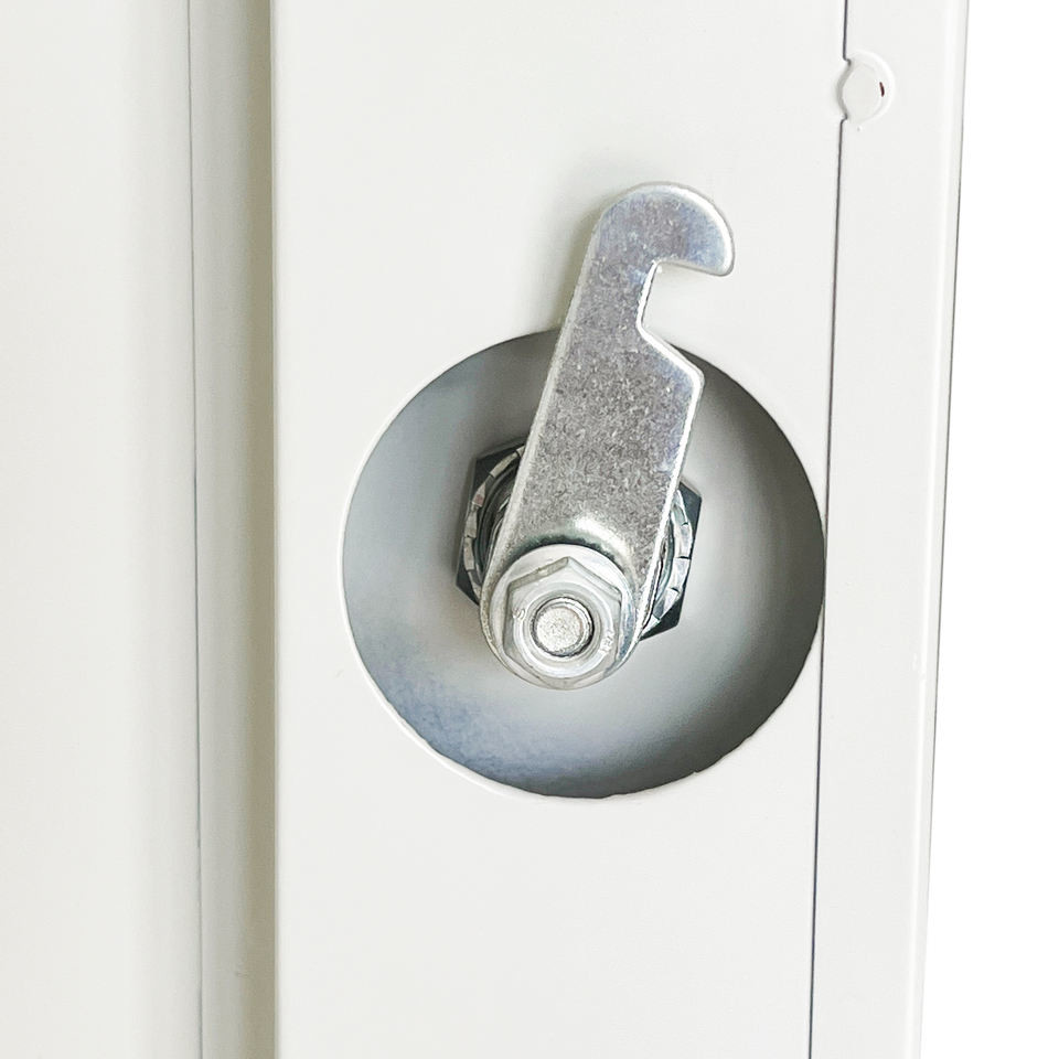 0.7mm 4 Door Metal Lockers Staff Metal Storage Wardrobe Powder Coating