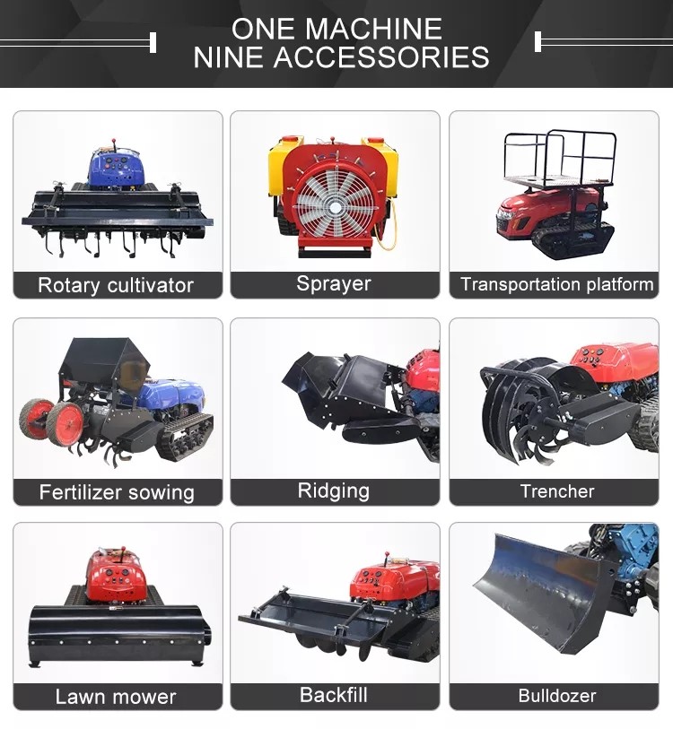 Farm International Crawler Tractor Mushroom Crawler Cultivation Cultivator