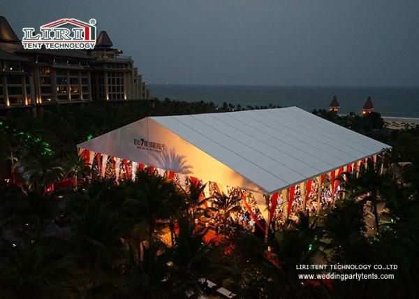 Summer Outdoor Wedding Canopy Marquee Aluminum Structure , Easy Up Install Big