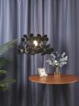 Modern White Black Simple Chandeliers Dining Room Living Room Geometric Cumulus