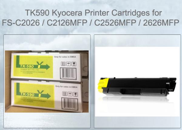 Buy cheap Kyocera TK590Y Toner Cartridge Yellow FS-C2526 C2626 M6026 M6526 Compatible from wholesalers