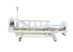 Mobile Manual Hospital Bed For General Ward , Aluminum Alloy Side Rails