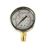 Buy cheap 2.5inch 60mm Glycerine Filled Pressure Gauge Radial Connection One Piece from wholesalers